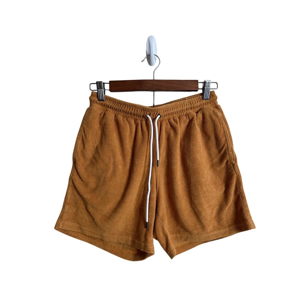 Dandy Del Mar Tropez Terry Shorts in Burn Sienna Mens S